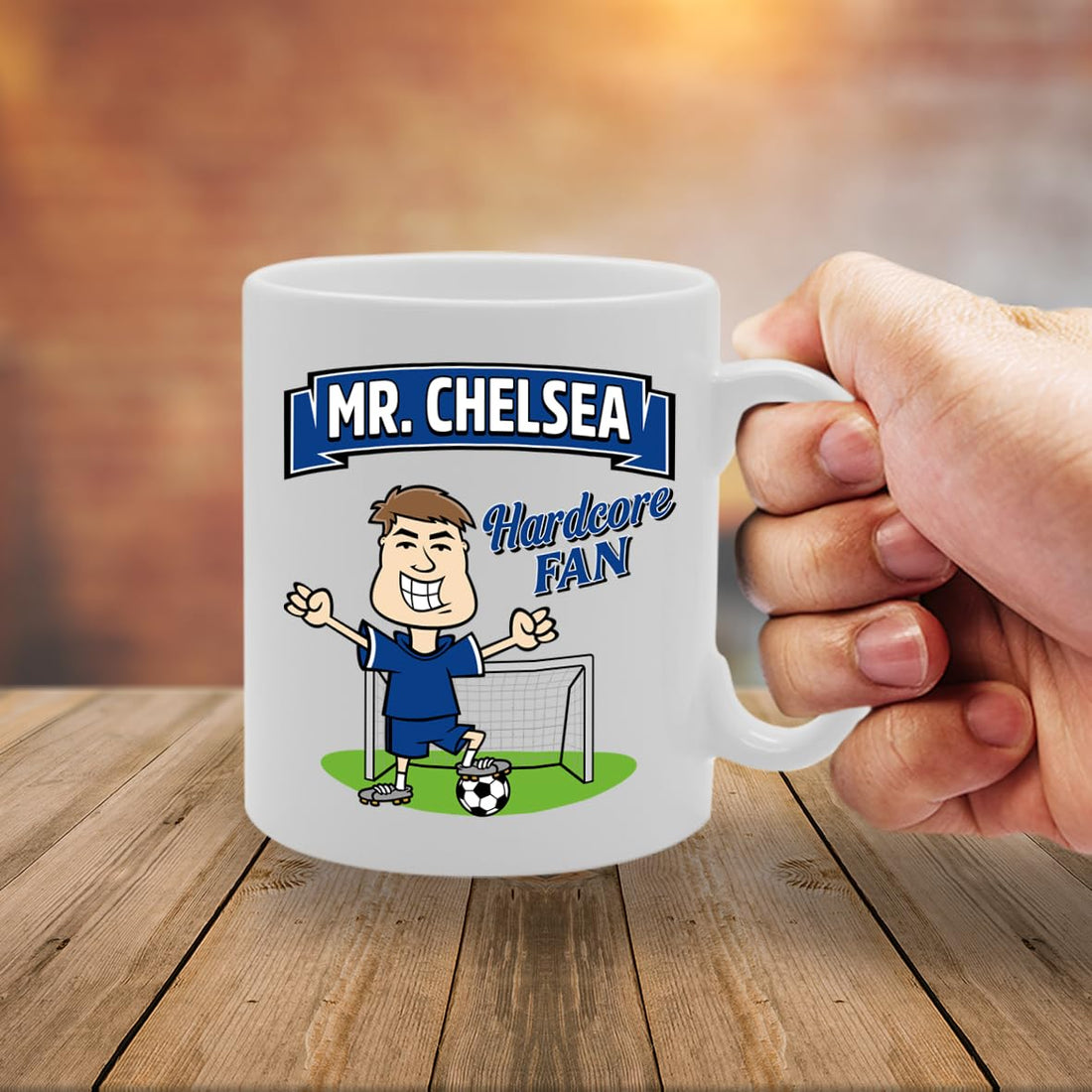 Mr Chelsea Hardcore Fan   Printed Tea Coffee Ceramic  Mg5811 - Funny Printed Coffee Mug - Great Gift Idea