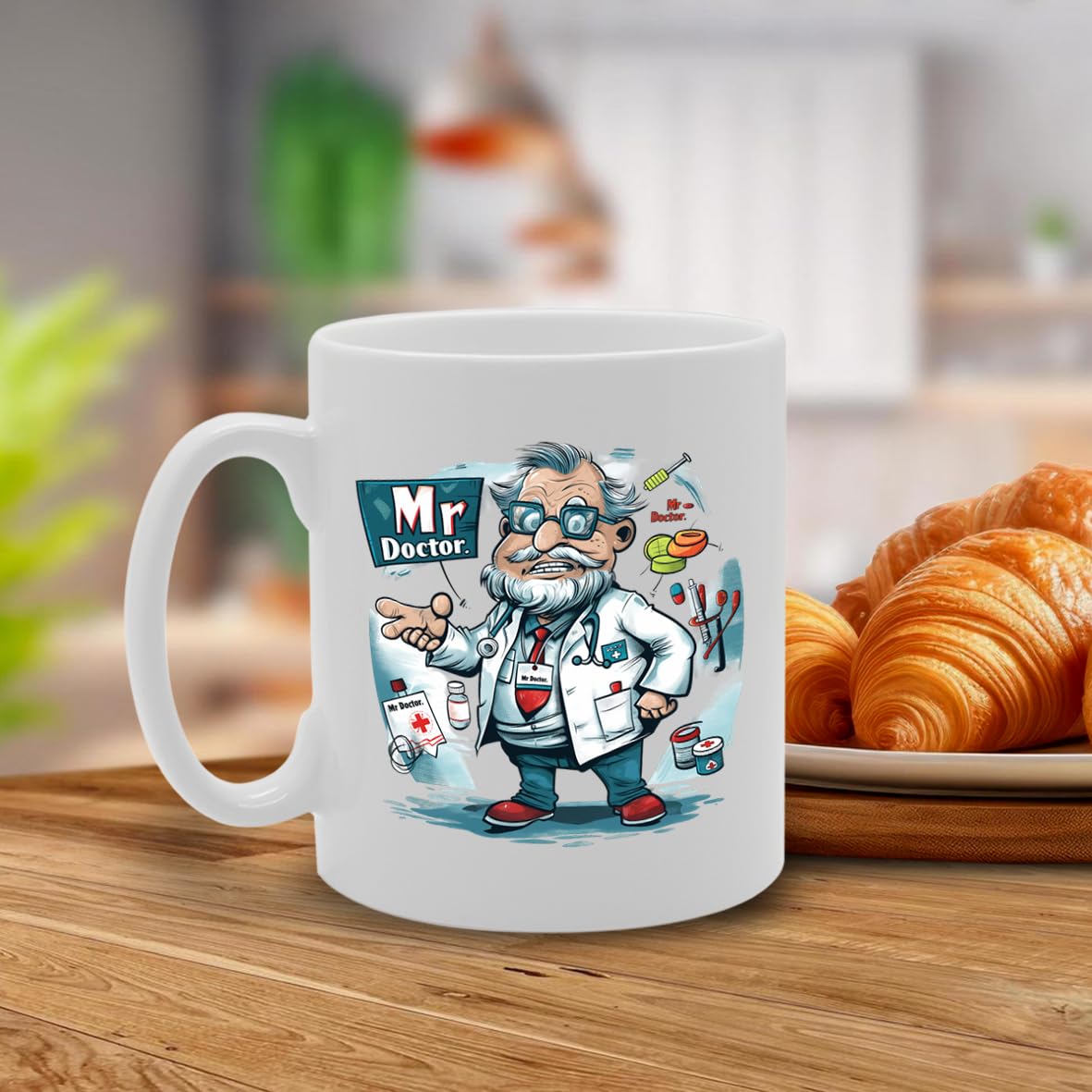 Mr Doctor  - For Doctors, Medical Professionals, Healthcare Workers, Durable Ceramic, Dishwasher Safe, Premium Print Mg6060 - Funny Printed Coffee Mug - Great Gift Idea