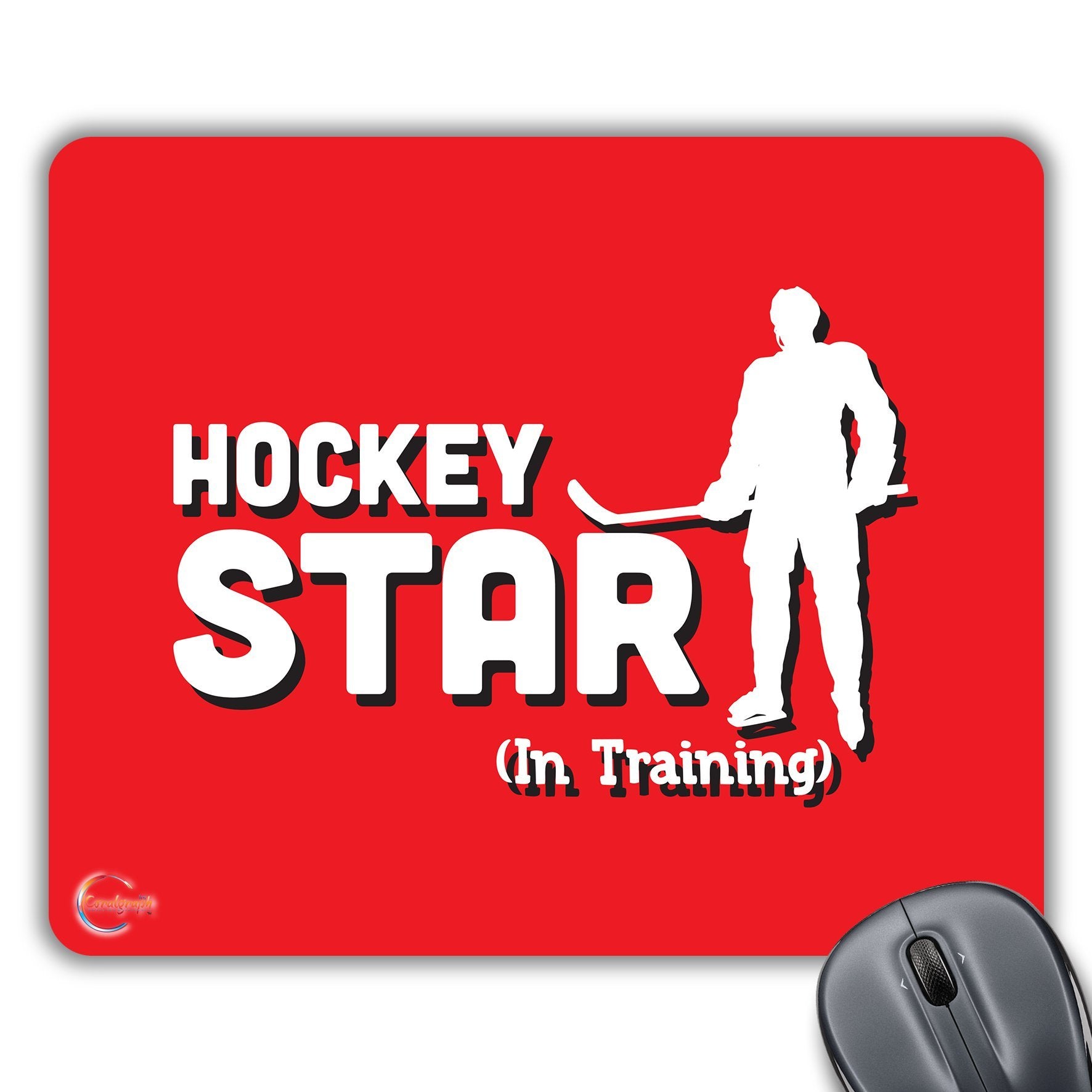 CP332 Hockey Start (in Training) Novelty Gift Printed PC Laptop Computer Mouse Mat Pad