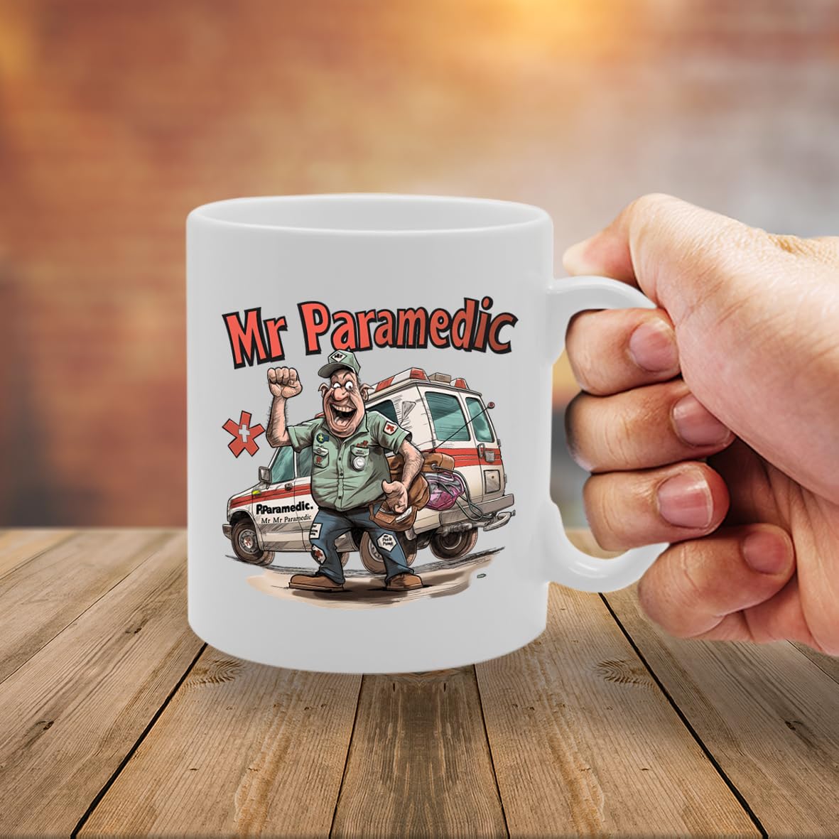 Mr Paramedic  - For Paramedics, Emts, First Responders, Durable Ceramic, Dishwasher Safe, Premium Print Mg6092 - Funny Printed Coffee Mug - Great Gift Idea