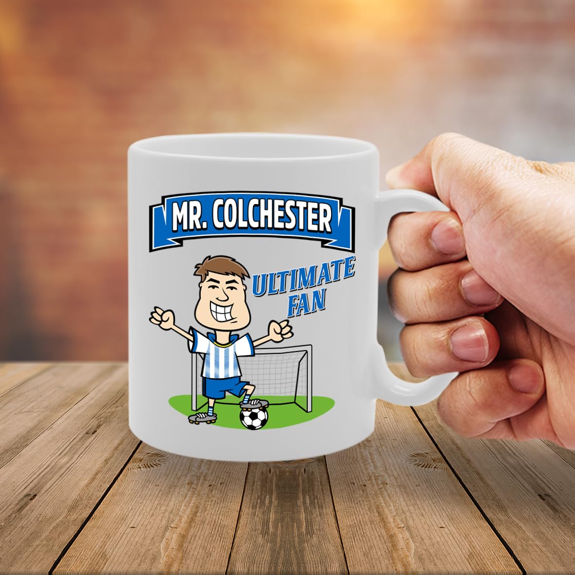 Mr Colchester Ultimate Fan   Printed Tea Coffee Ceramic  Mg5891 - Funny Printed Coffee Mug - Great Gift Idea