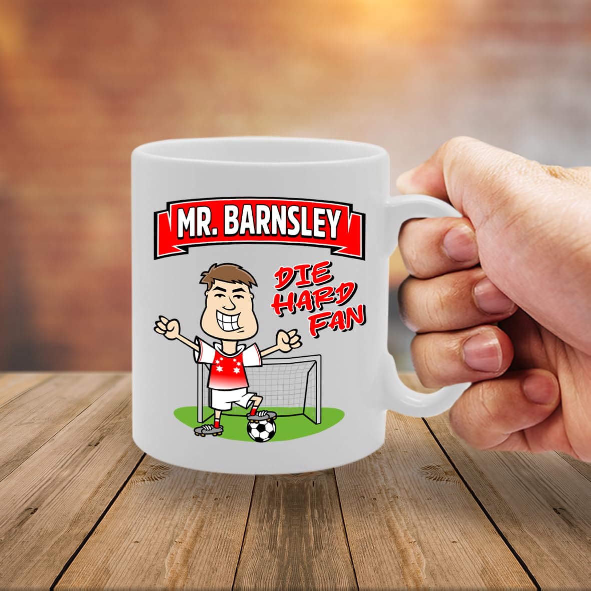 Mr Barnsley Die Hard Fan   Printed Tea Coffee Ceramic  Mg5849 - Funny Printed Coffee Mug - Great Gift Idea