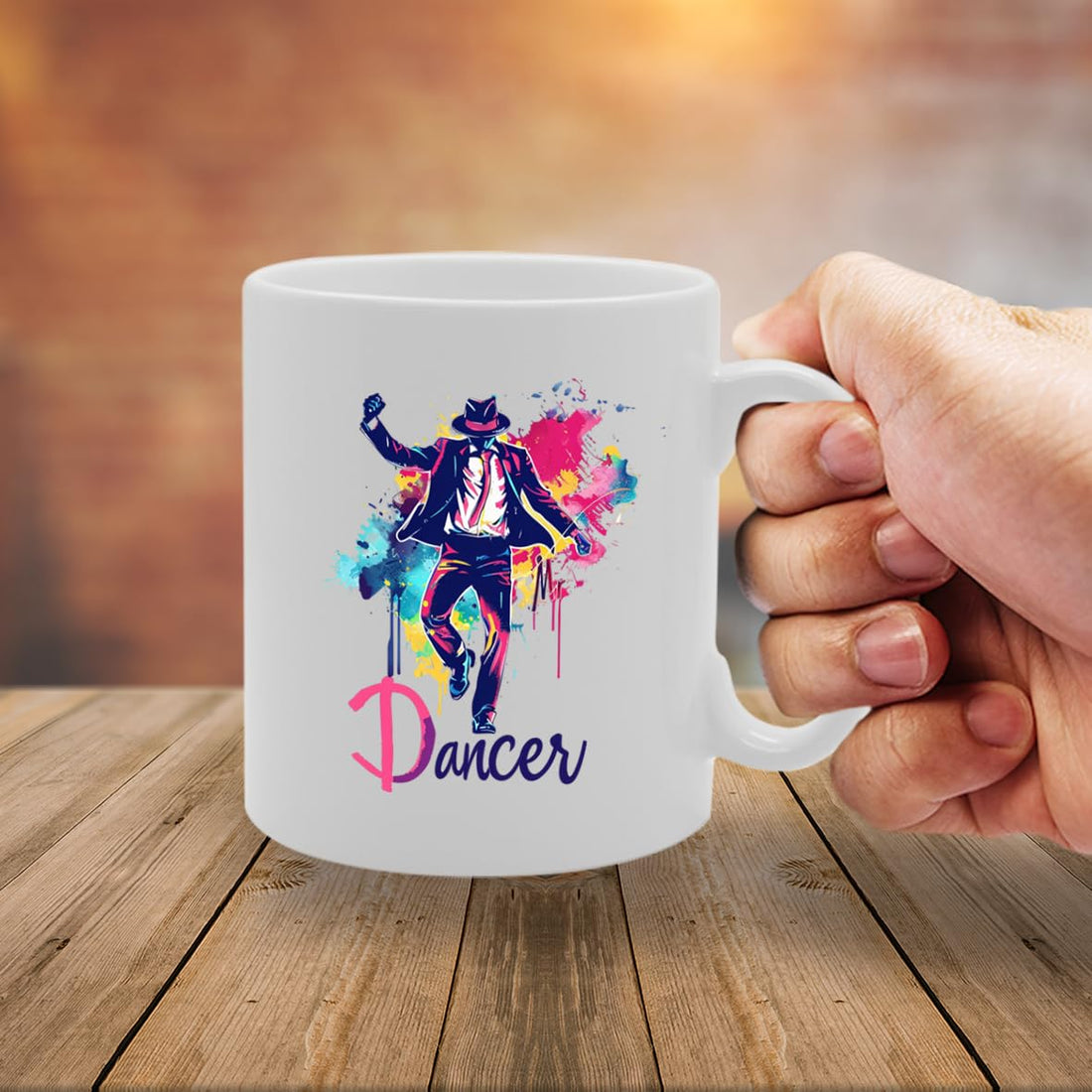 Mr Dance  - Ideal For Dancers And Dance Enthusiasts, 11Oz Ceramic Coffee  For Performers And Choreography Lovers Mg5940 - Funny Printed Coffee Mug - Great Gift Idea