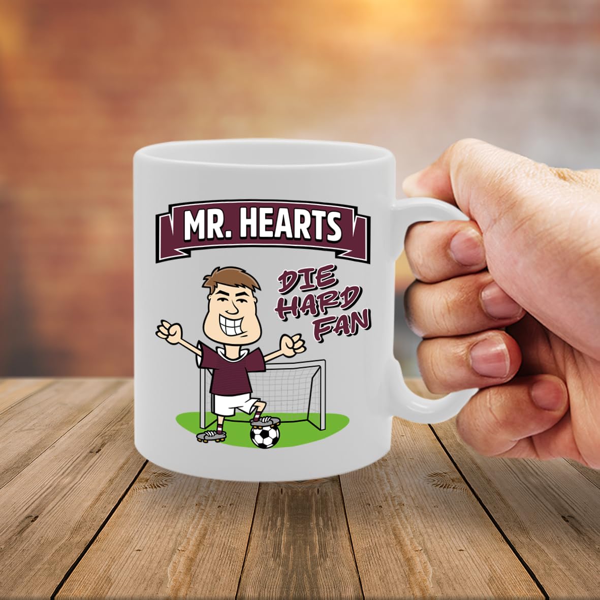 Mr Hearts Die Hard Fan   Printed Tea Coffee Ceramic  Mg5896 - Funny Printed Coffee Mug - Great Gift Idea