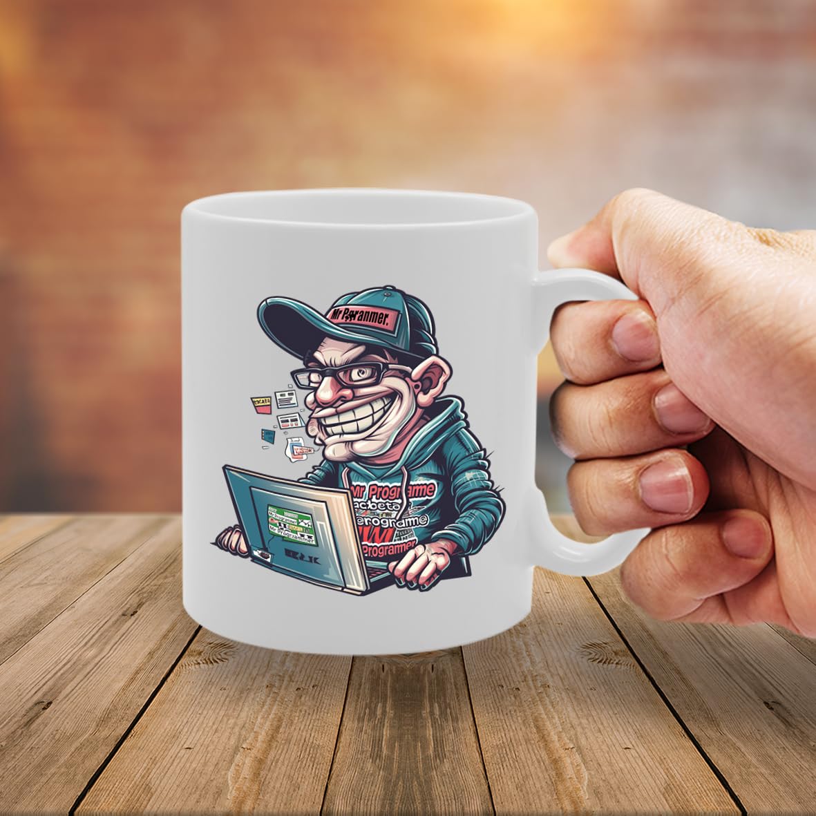 Mr Programmer  - For Programmers, Coders, Tech Enthusiasts, Durable Ceramic, Dishwasher Safe, Premium Print Mg6067 - Funny Printed Coffee Mug - Great Gift Idea