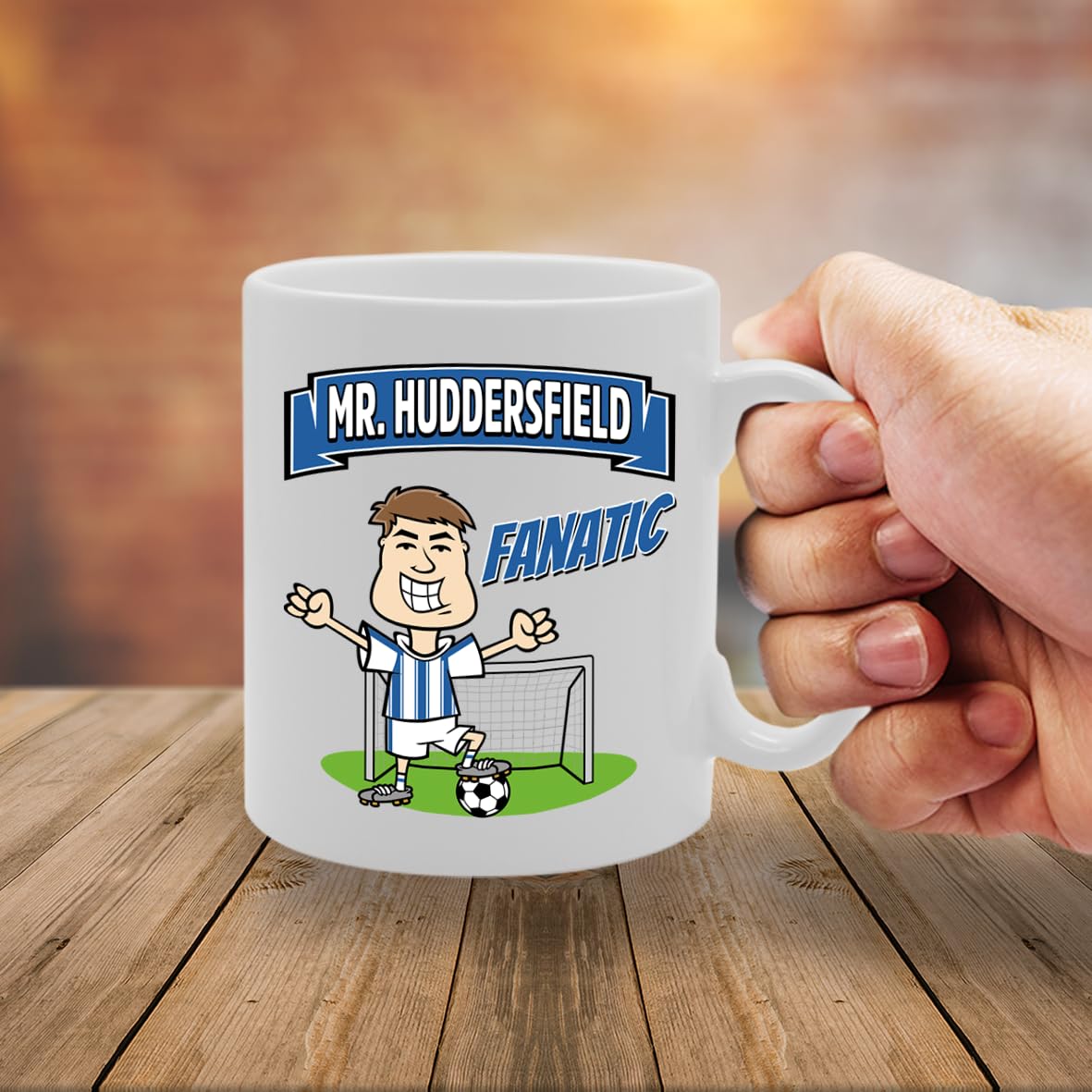 Mr Huddersfield Fanatic   Printed Tea Coffee Ceramic  Mg5842 - Funny Printed Coffee Mug - Great Gift Idea