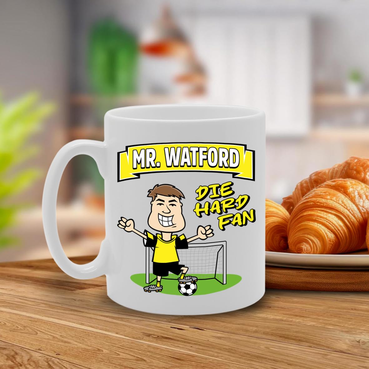 Mr Watford Die Hard Fan   Printed Tea Coffee Ceramic  Mg5833 - Funny Printed Coffee Mug - Great Gift Idea