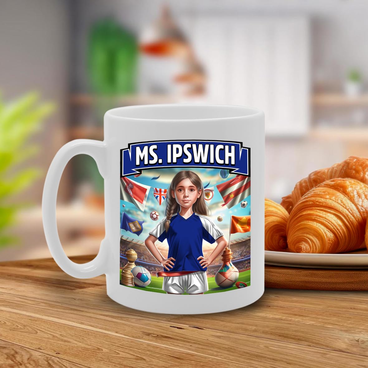 Ms Ipswich   Printed Tea Coffee Ceramic  For Footie Fan Ladies Girls Mg6384 - Funny Printed Coffee Mug - Great Gift Idea