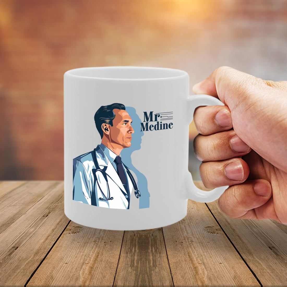 Mr Medicine  - Ideal For Doctors And Healthcare Professionals, 11Oz Ceramic Coffee  For Medical Experts And Health Enthusiasts Mg5965 - Funny Printed Coffee Mug - Great Gift Idea