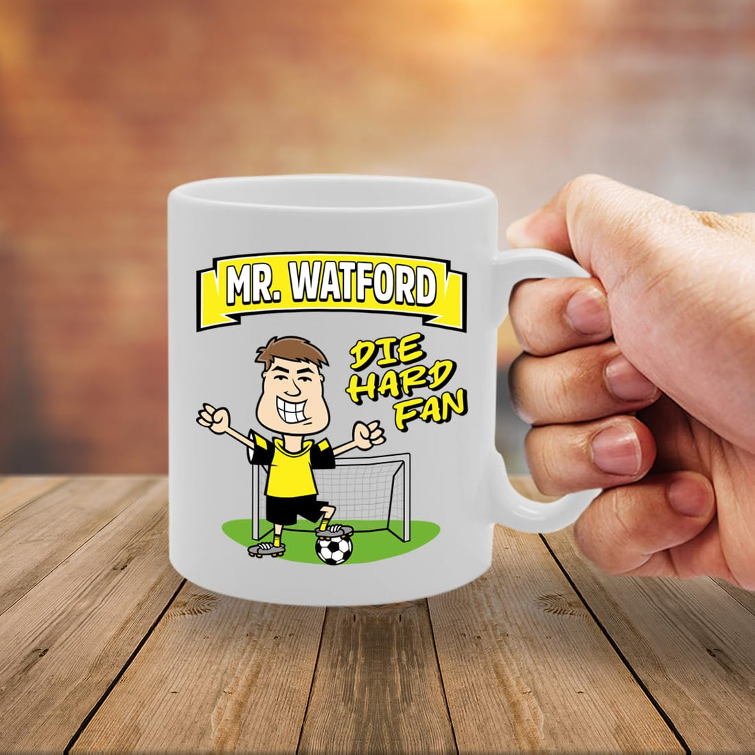 Mr Watford Die Hard Fan   Printed Tea Coffee Ceramic  Mg5833 - Funny Printed Coffee Mug - Great Gift Idea