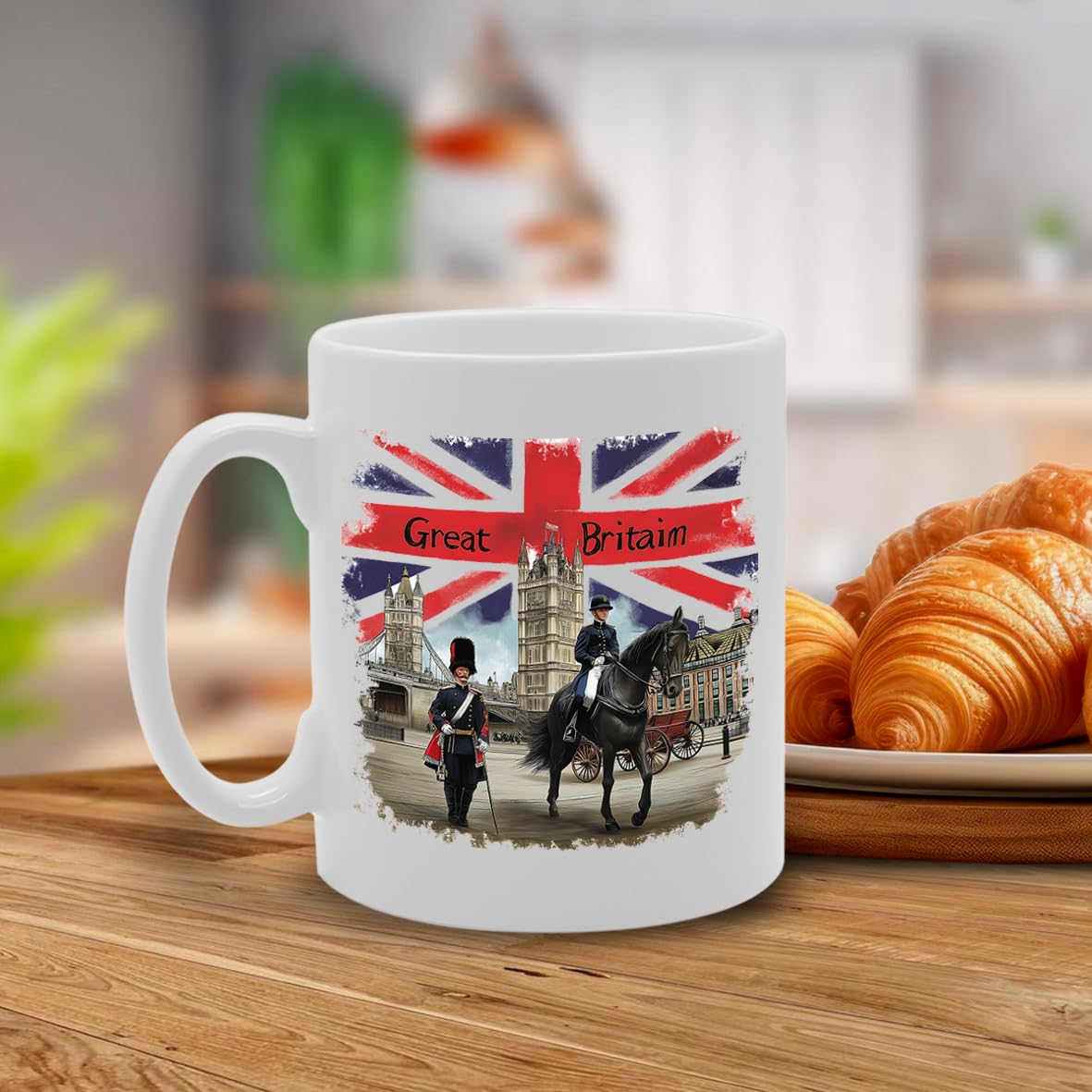 Printed Coffee Ceramic  Featuring Great Britain 4 Design (Great Britain 3) Mg6431 - Funny Printed Coffee Mug - Great Gift Idea