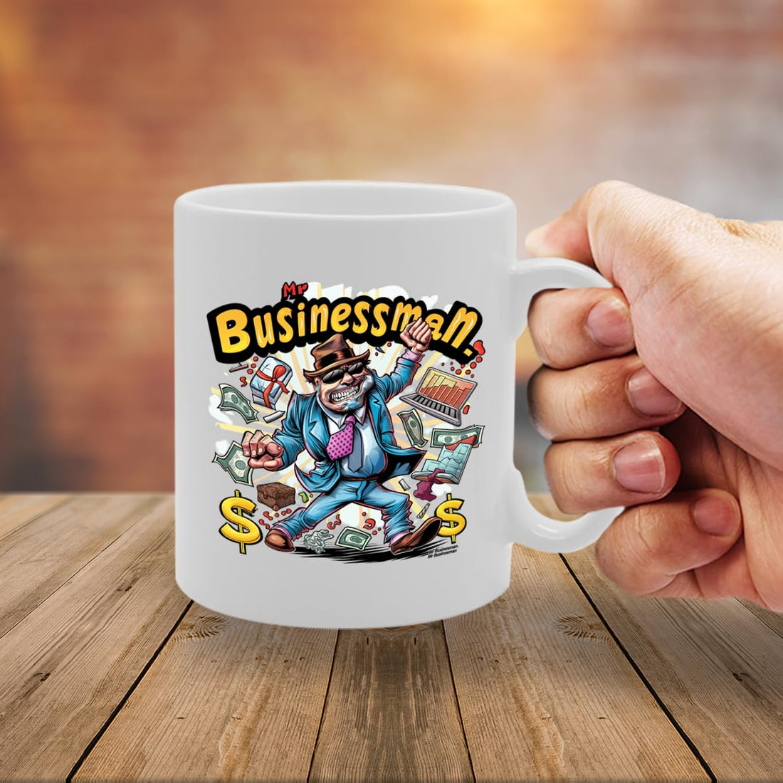 Mr Businessman  - For Business Professionals, Entrepreneurs, Executives, Durable Ceramic, Dishwasher Safe, Premium Print Mg6065 - Funny Printed Coffee Mug - Great Gift Idea