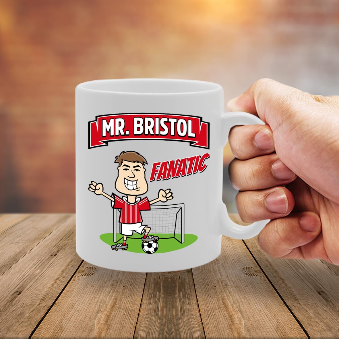 Mr Bristol Fanatic   Printed Tea Coffee Ceramic  Mg5834 - Funny Printed Coffee Mug - Great Gift Idea