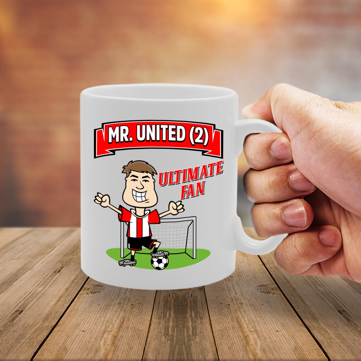 Mr United (2) Ultimate Fan   Printed Tea Coffee Ceramic  Mg5820 - Funny Printed Coffee Mug - Great Gift Idea