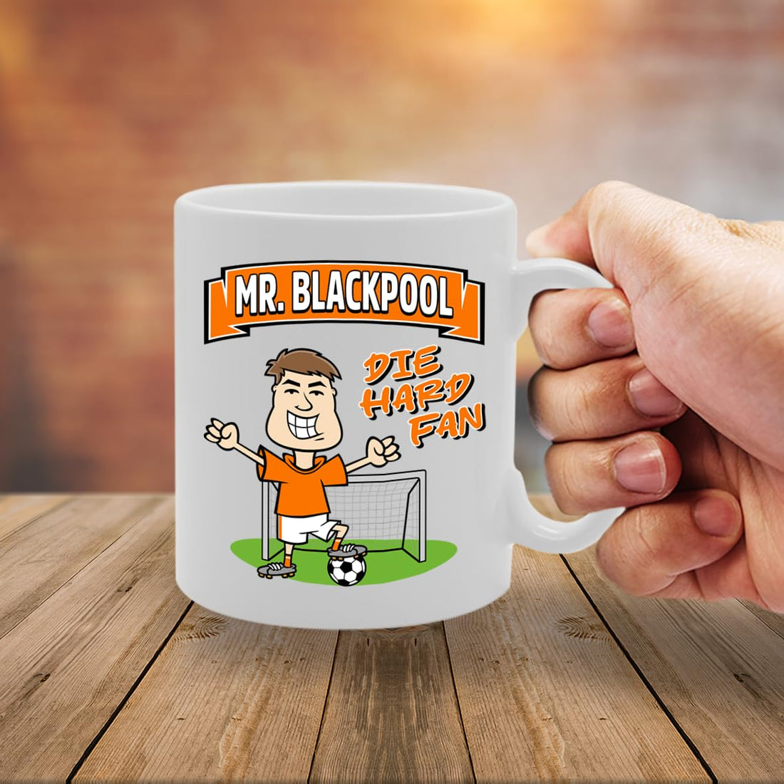 Mr Blackpool Die Hard Fan   Printed Tea Coffee Ceramic  Mg5853 - Funny Printed Coffee Mug - Great Gift Idea