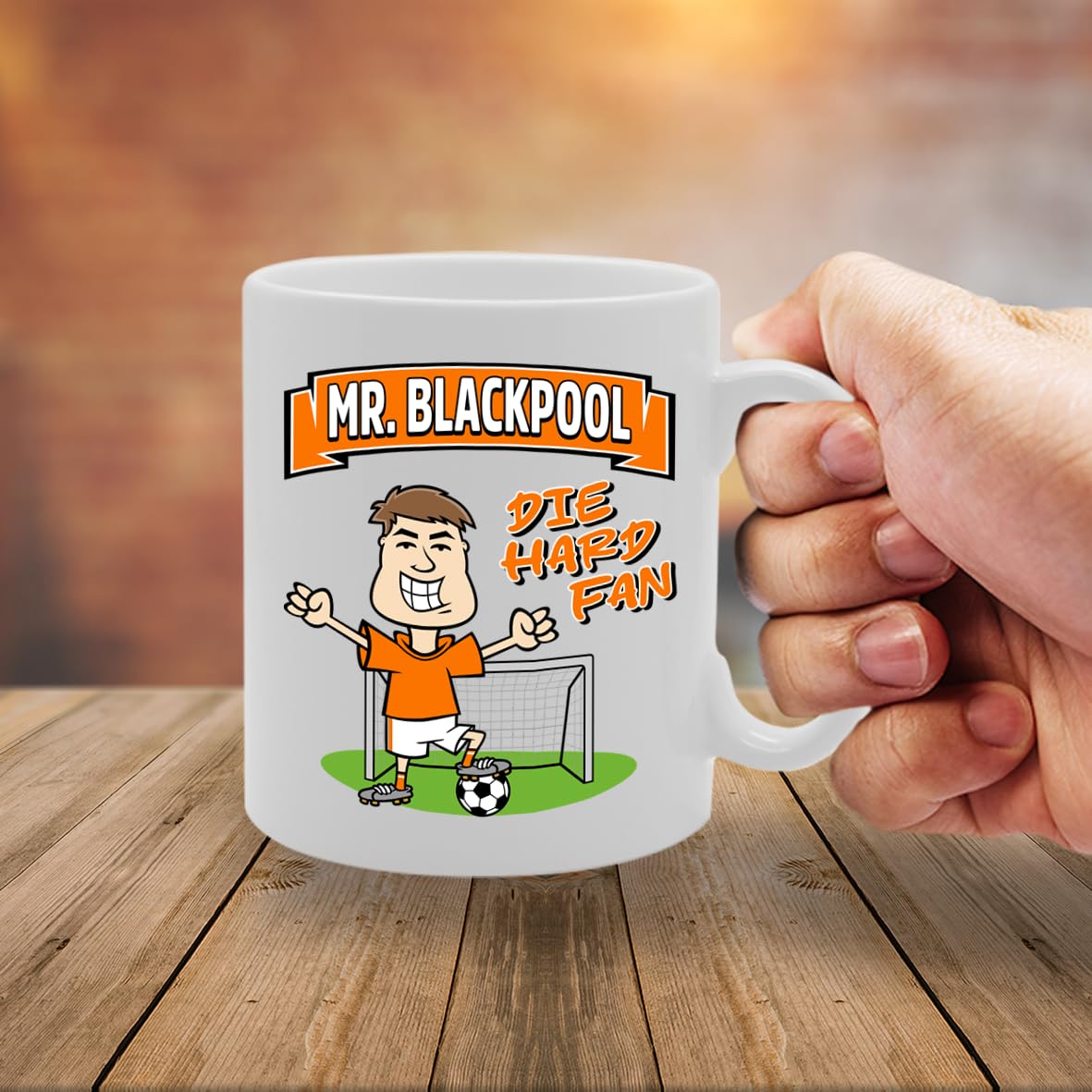 Mr Blackpool Die Hard Fan   Printed Tea Coffee Ceramic  Mg5853 - Funny Printed Coffee Mug - Great Gift Idea