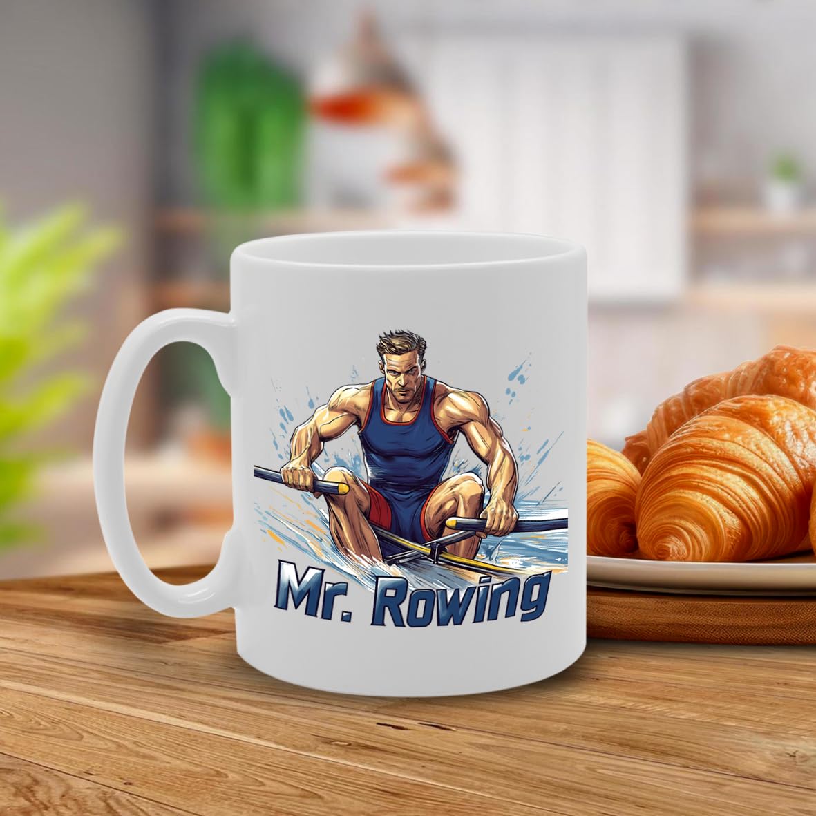 11Oz Ceramic  Featuring Popular Sports Designs From Around The World – Ideal For Sports Fans And Enthusiasts (Rowing Mg6568) - Funny Printed Coffee Mug - Great Gift Idea