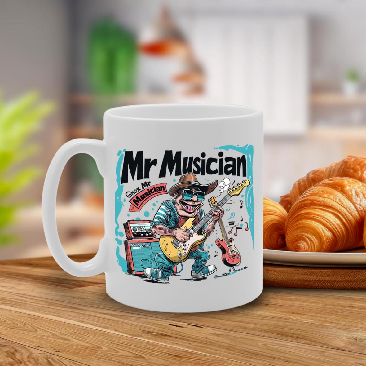 Mr Musician  - For Musicians, Band Members, Music Lovers, Durable Ceramic, Dishwasher Safe, Premium Print Mg6058 - Funny Printed Coffee Mug - Great Gift Idea