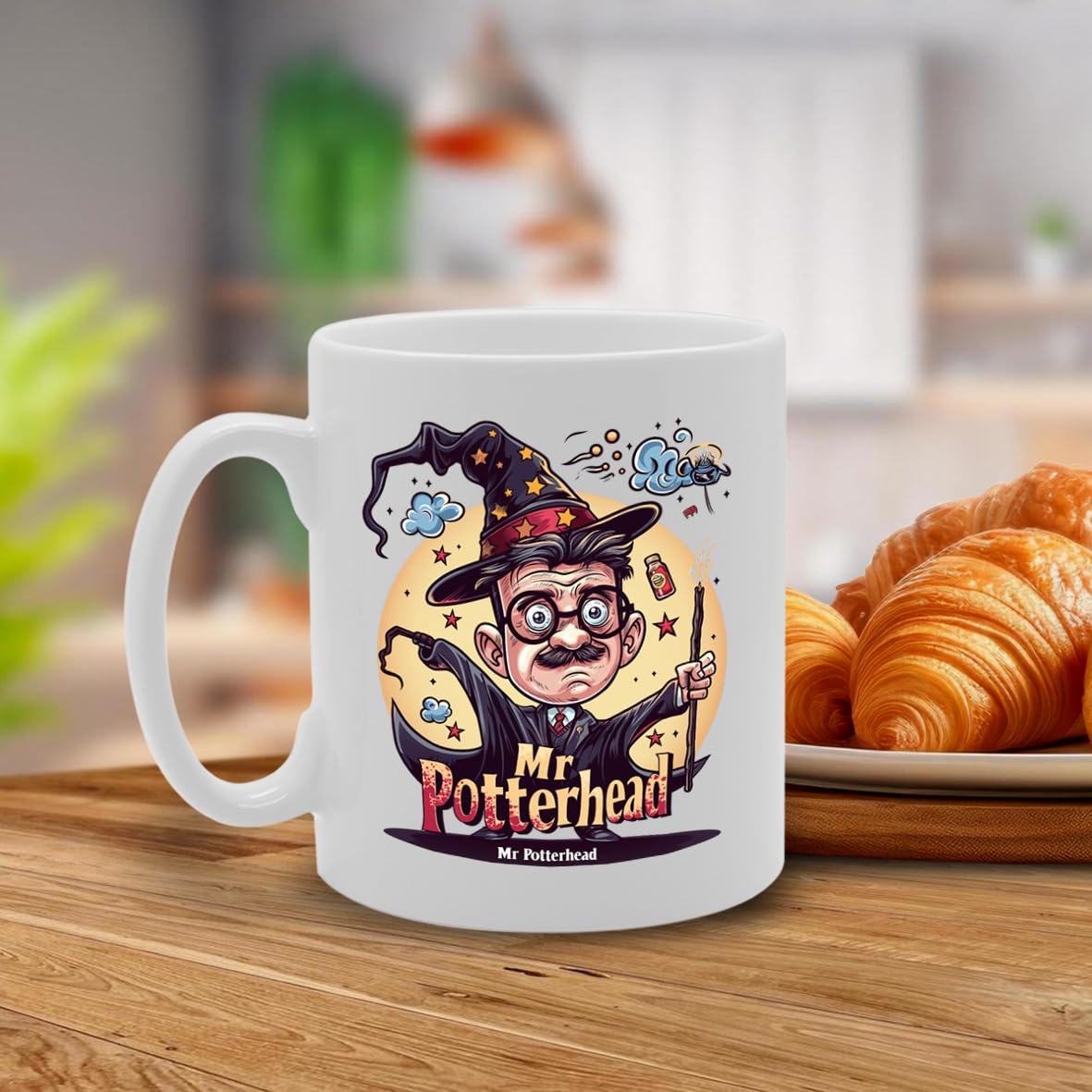 Mr Potterhead  - Designed For Wizarding World Fans, Book Lovers, Fantasy Enthusiasts, Durable Ceramic, Dishwasher Safe Mg6007 - Funny Printed Coffee Mug - Great Gift Idea