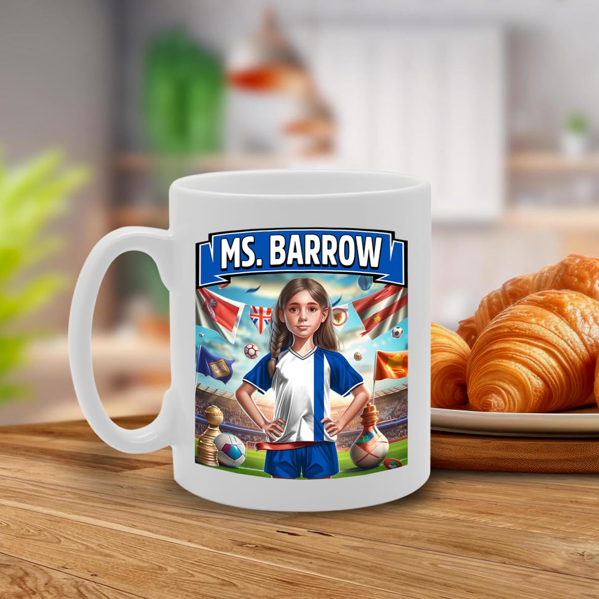 Ms Barrow   Printed Tea Coffee Ceramic  For Footie Fan Ladies Girls Mg6384 - Funny Printed Coffee Mug - Great Gift Idea