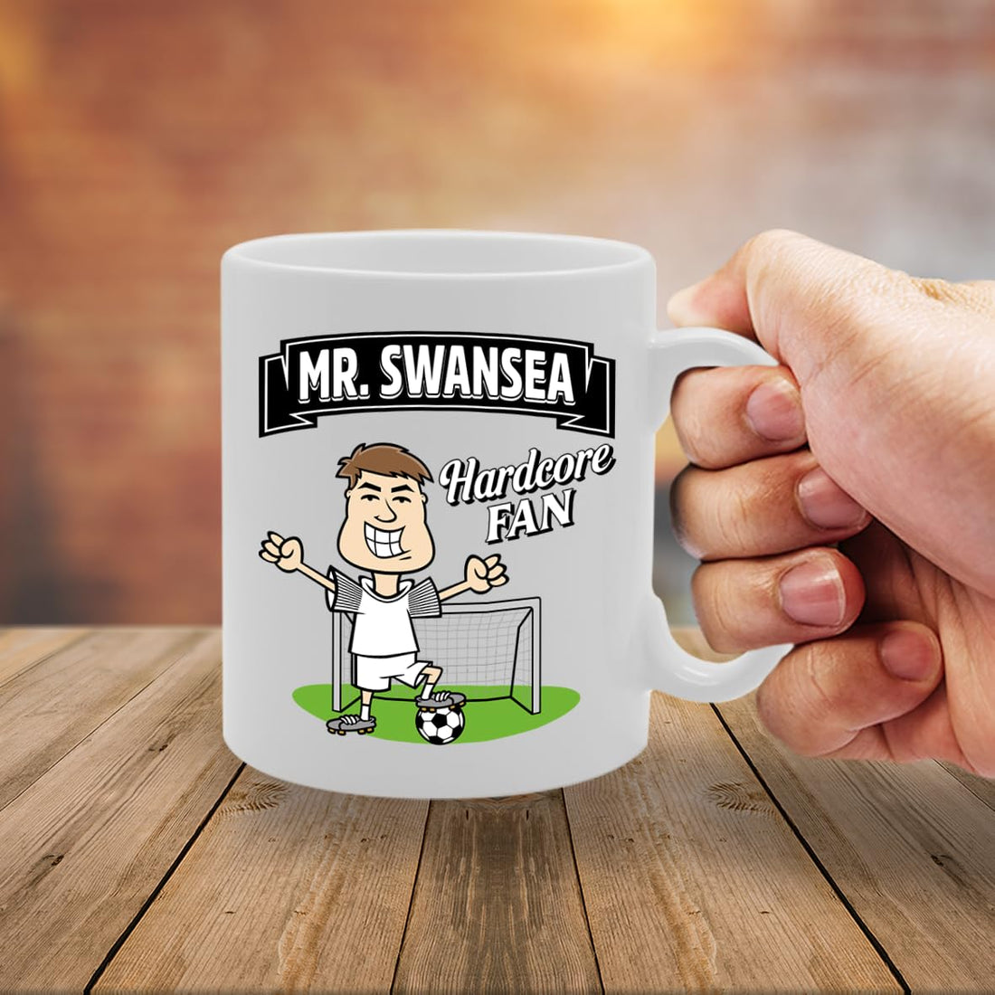 Mr Swansea Hardcore Fan   Printed Tea Coffee Ceramic  Mg5835 - Funny Printed Coffee Mug - Great Gift Idea