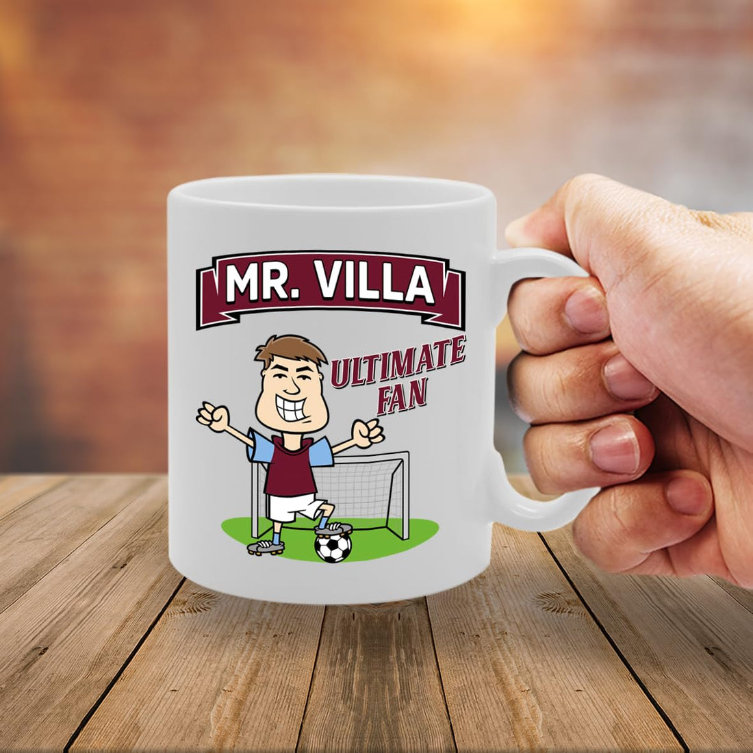 Mr Villa Ultimate Fan   Printed Tea Coffee Ceramic  Mg5804 - Funny Printed Coffee Mug - Great Gift Idea
