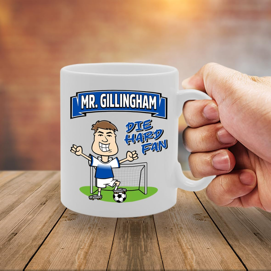 Mr Gillingham Die Hard Fan   Printed Tea Coffee Ceramic  Mg5879 - Funny Printed Coffee Mug - Great Gift Idea