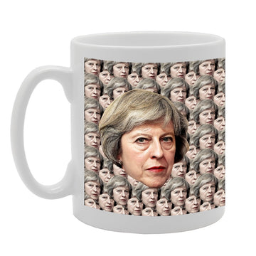 Annoying Tory Conservative Prime Minister Theresa May   Printed Tea Coffee Ceramic  Mg3894 - Funny Printed Coffee Mug - Great Gift Idea
