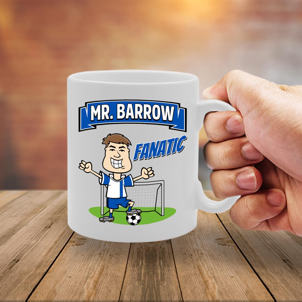 Mr Barrow Fanatic   Printed Tea Coffee Ceramic  Mg5874 - Funny Printed Coffee Mug - Great Gift Idea