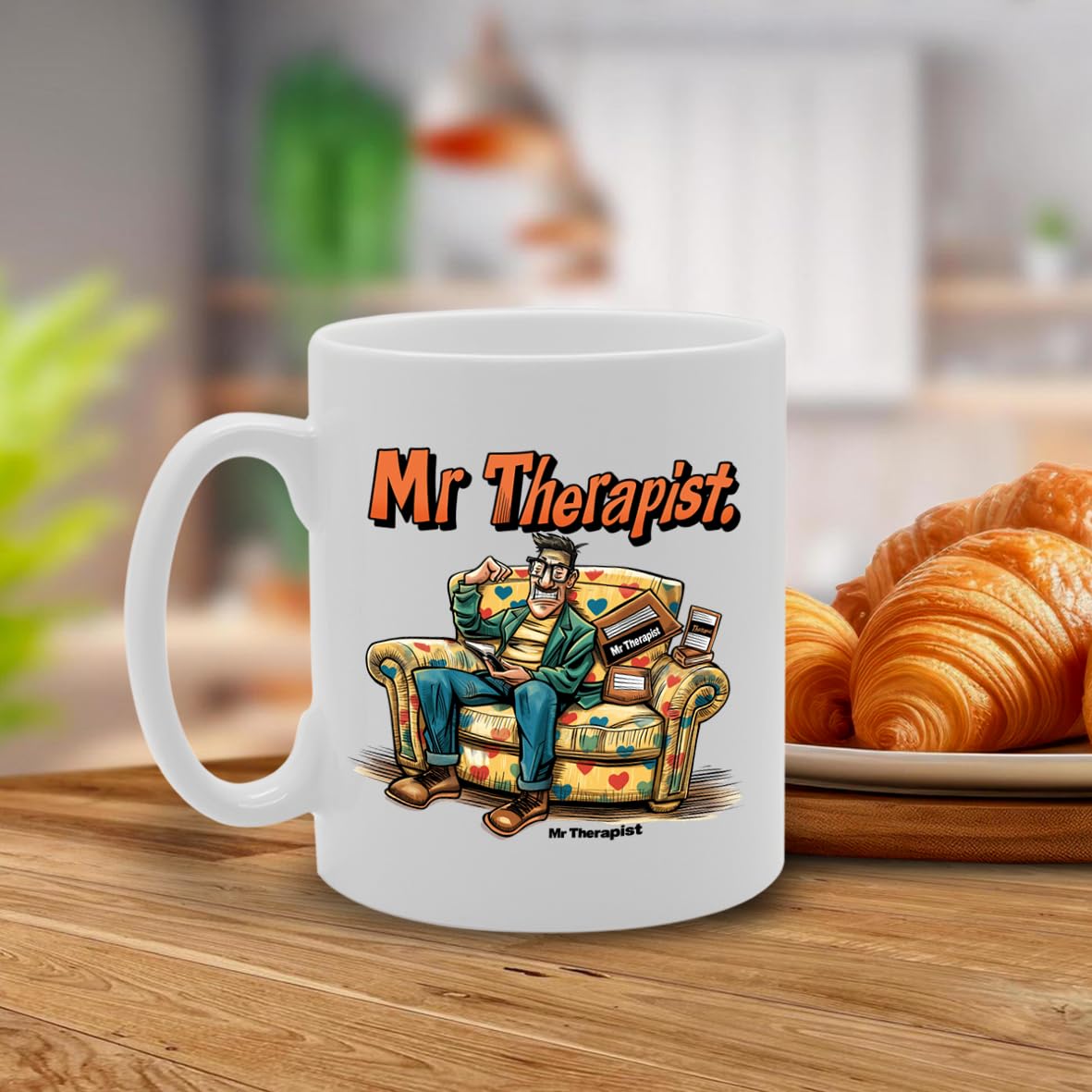 Mr Therapist  - For Therapists, Counselors, Mental Health Professionals, Durable Ceramic, Dishwasher Safe, Premium Print Mg6088 - Funny Printed Coffee Mug - Great Gift Idea