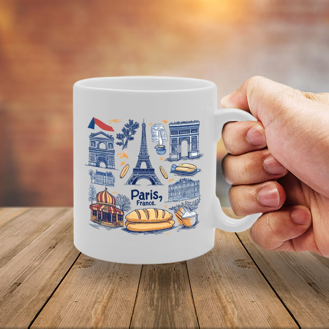 Paris France Themed  Selection (Paris 1) - Funny Printed Coffee Mug - Great Gift Idea