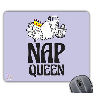 CP130 Nap Queen Novelty Gift Printed PC Laptop Computer Mouse Mat Pad