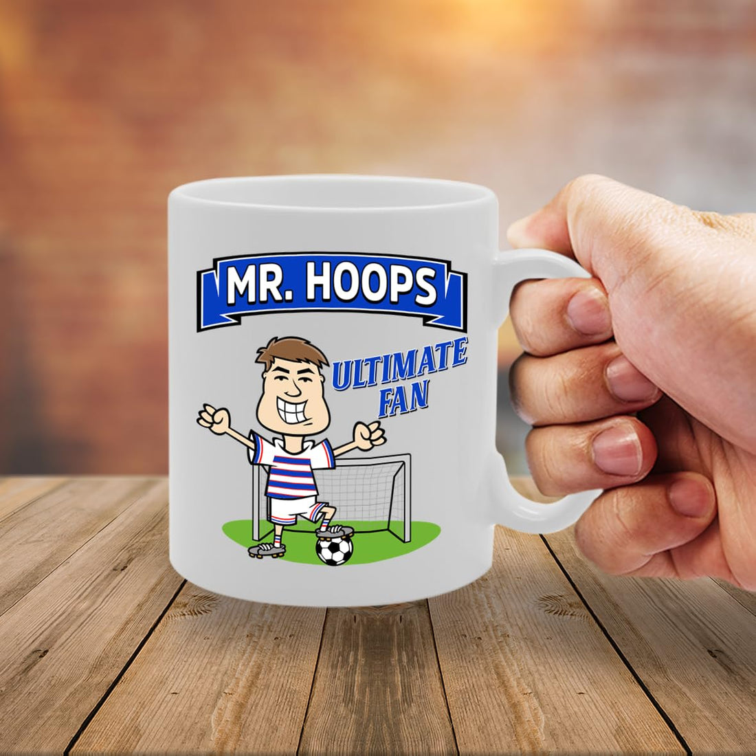Mr Hoops Ultimate Fan   Printed Tea Coffee Ceramic  Mg5840 - Funny Printed Coffee Mug - Great Gift Idea