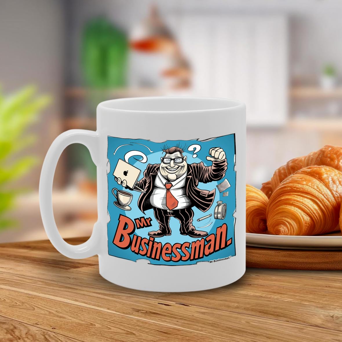 Mr Businessman Ceramic  - Ideal For Professional Men, Entrepreneurs, And Executives - 11Oz Coffee  With Empowering Design Mg6298 - Funny Printed Coffee Mug - Great Gift Idea