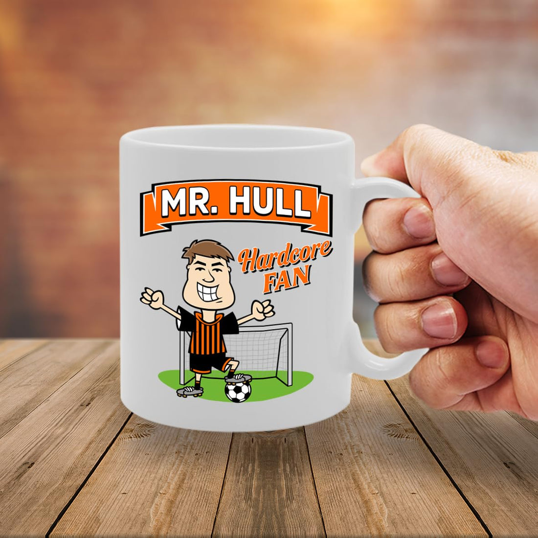Mr Hull Hardcore Fan   Printed Tea Coffee Ceramic  Mg5827 - Funny Printed Coffee Mug - Great Gift Idea