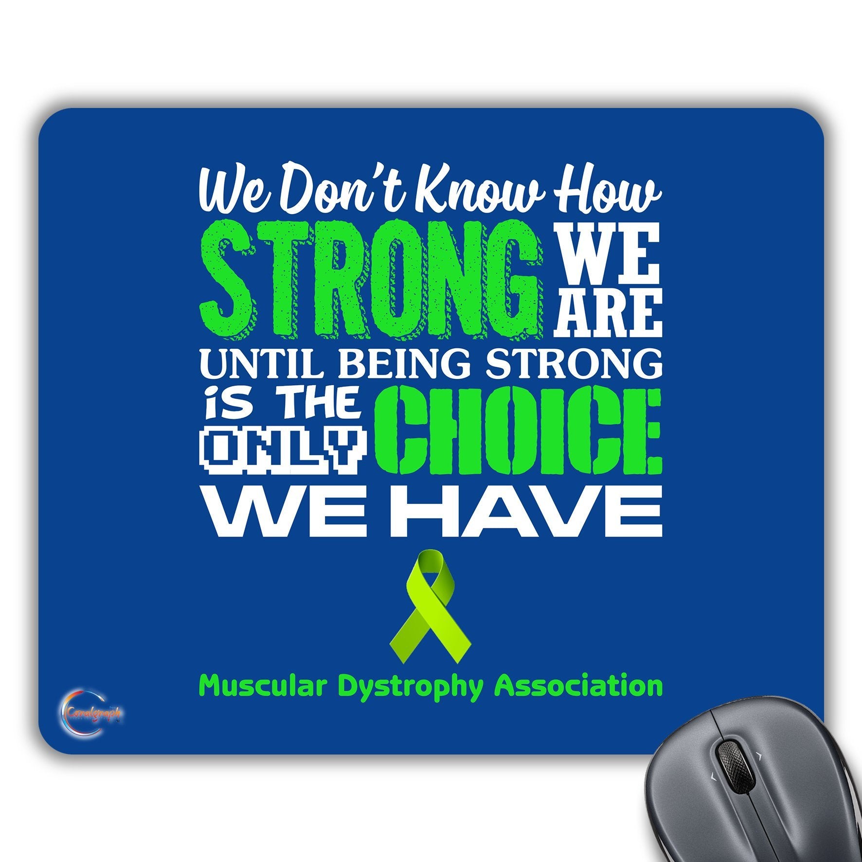 CP444 We Don't Know How Strong We are Novelty Gift Printed PC Laptop Computer Mouse Mat Pad