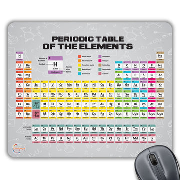 CP032 Periodic Table Novelty Gift Printed PC Laptop Computer Mouse Mat Pad