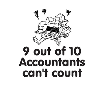 CP091 9 Out of 10 Accountants Can't Count Novelty Gift Printed PC Laptop Computer Mouse Mat Pad