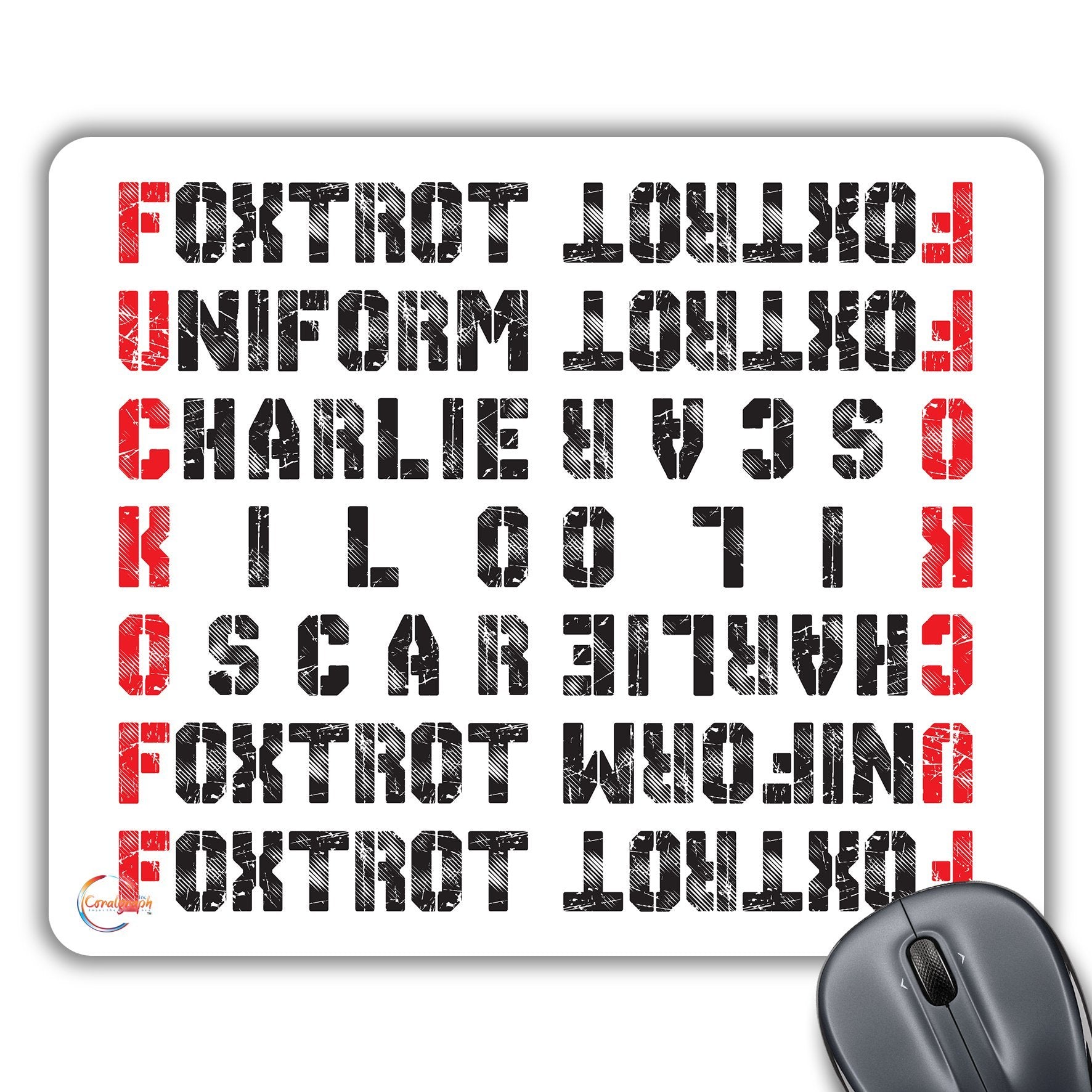 CP344 F**K Off Funny Full Form Novelty Gift Printed PC Laptop Computer Mouse Mat Pad