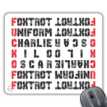 CP344 F**K Off Funny Full Form Novelty Gift Printed PC Laptop Computer Mouse Mat Pad