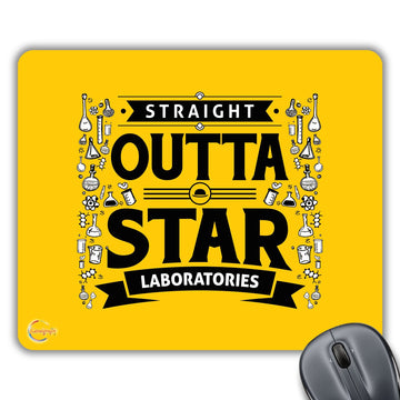 CP250 Straight Outta Star Laboratories Novelty Gift Printed PC Laptop Computer Mouse Mat Pad