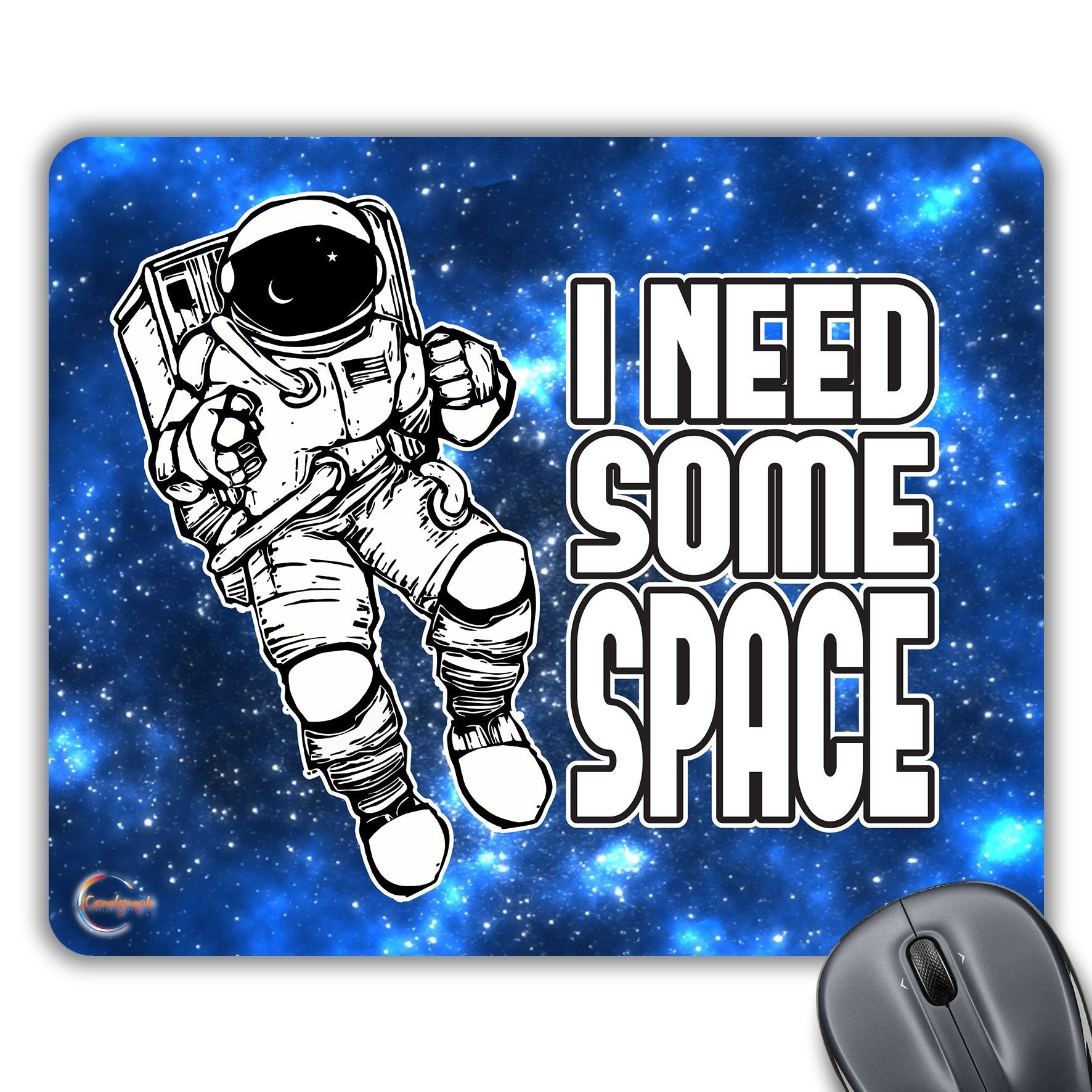 CP150 I Need Some Space Novelty Gift Printed PC Laptop Computer Mouse Mat Pad