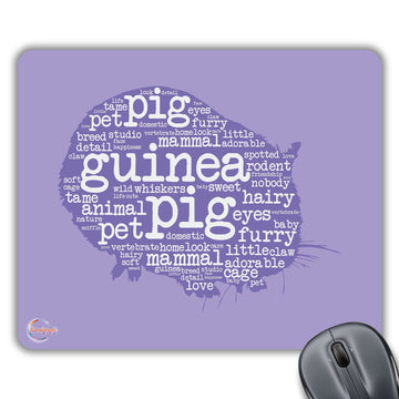 CP385 All About Guinea Pig Novelty Gift Printed PC Laptop Computer Mouse Mat Pad