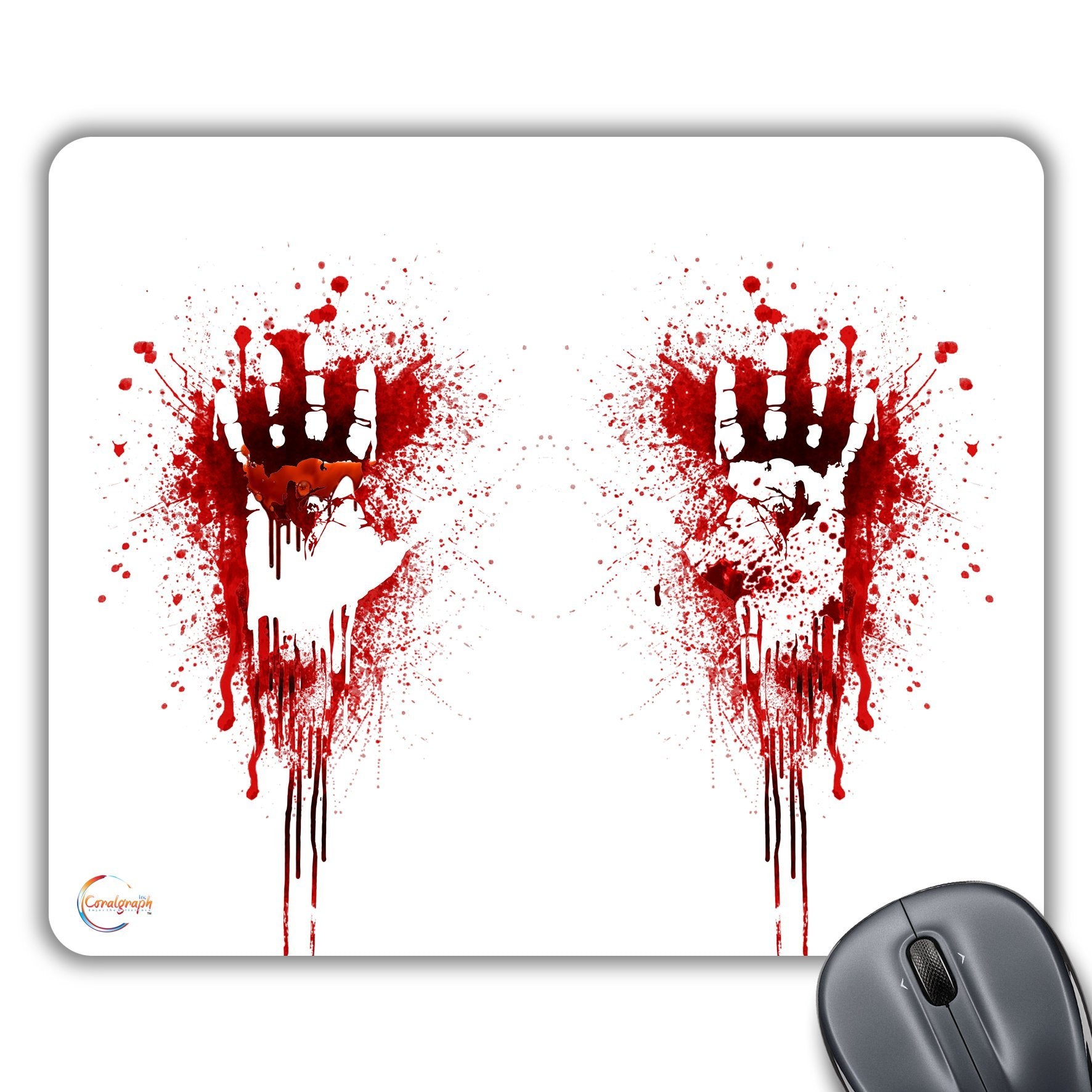CP237 Hand of Zombie Novelty Gift Printed PC Laptop Computer Mouse Mat Pad