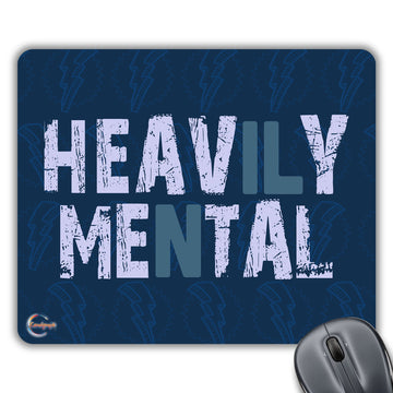 CP442 Heavily Mental/Heavy Metal Novelty Gift Printed PC Laptop Computer Mouse Mat Pad