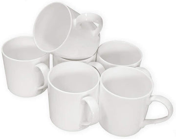 Case of 36 Balmoral Bone China 13 oz Sublimation Mugs – Premium Double-Coated for Printing