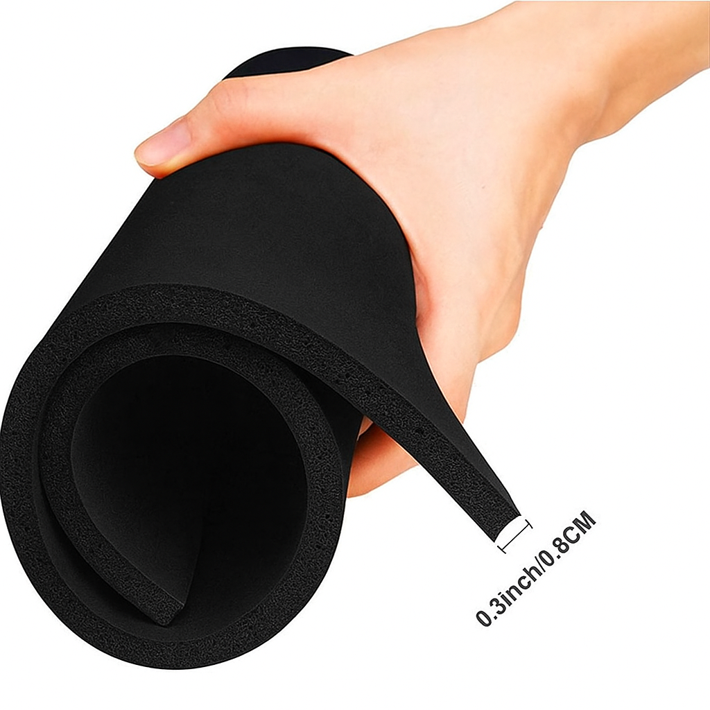 Non-Stick Silicone Heat Press Mat – High Temp Resistant Replacement Pad for Heat Press Machine, 10mm Thick, Black (15x20cm, 23x30cm, 38x38cm, 40x50cm)