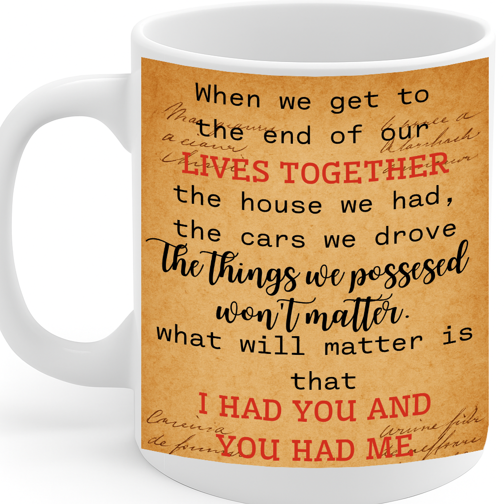 Sentimental "You & Me We Got This" Elderly Couple Mug with Romantic Message – 11oz Ceramic Gift for Anniversary, Retirement or Valentine's Day MG6621