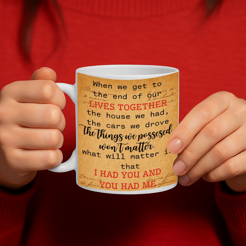 Sentimental "You & Me We Got This" Elderly Couple Mug with Romantic Message – 11oz Ceramic Gift for Anniversary, Retirement or Valentine's Day MG6621