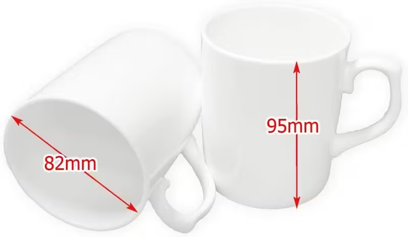 Topaz Bone China Mug – Classic White 10oz Coffee & Tea Cup (95mm x 82mm) | Dishwasher & Microwave Safe | Single Mug or Set of 2, 4, or 6
